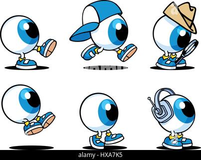 Détective Man. Illustration vectorielle. Illustration de Vecteur