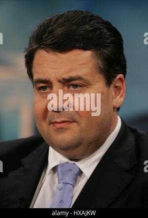 Homme politique allemand Sigmar GABRIEL & VICE CHANC 22 Mars 2007 Banque D'Images