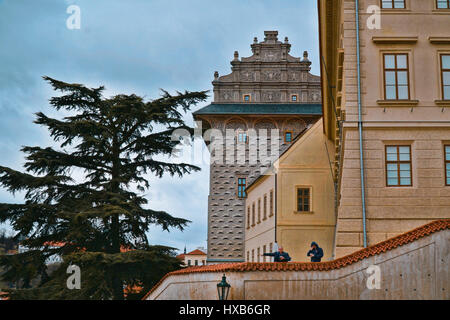 Les musées du Château de Prague - Prague / République tchèque - 20 MARS 2017 Banque D'Images