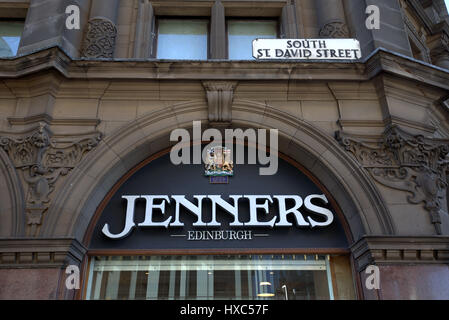 Magasin Jenners Edinburgh Banque D'Images