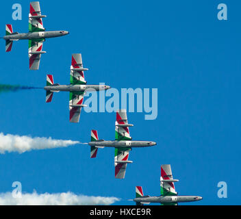 Frecce Tricolori Jet team Banque D'Images