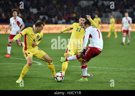 Cluj Napoca, Roumanie. Mar 26, 2017. L'Équipe nationale de football de la Roumanie joue un match contre le Danemark en Coupe du monde. Score final 0:0 Pal : Crédit Szilagyi Palko/Alamy Live News Banque D'Images