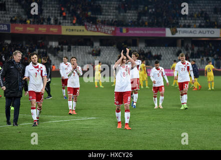 Cluj Napoca, Roumanie. Mar 26, 2017. L'Équipe nationale de football de la Roumanie joue un match contre le Danemark en Coupe du monde. Score final 0:0 Pal : Crédit Szilagyi Palko/Alamy Live News Banque D'Images