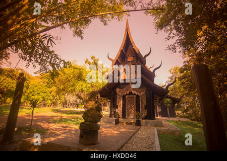 Le Baandam Musée dans le village de Muang dans le nord de la ville dans le nord de Chiang Rai en Thaïlande. Banque D'Images