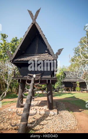 Le Baandam Musée dans le village de Muang dans le nord de la ville dans le nord de Chiang Rai en Thaïlande. Banque D'Images