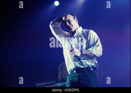 Samuel Singer de hareng le groupe américain à l'avenir remplir d'îles O2 Academy dans le cadre de la BBC Radio 6 Music Festival - Jour 1 le 24 mars 2017 à Glasgow, Royaume-Uni Banque D'Images