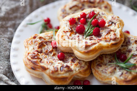 Tarte savoureuse avec la viande de renne Banque D'Images