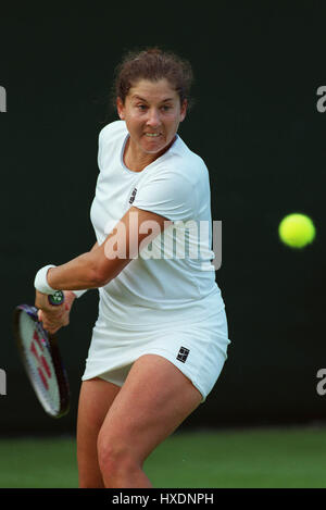 MONICA SELES WIMBLEDON 1999 22 juin 1999 Banque D'Images