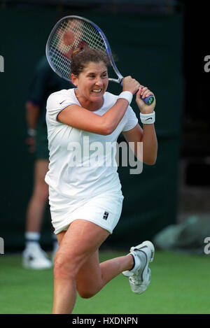 MONICA SELES WIMBLEDON 1999 22 juin 1999 Banque D'Images