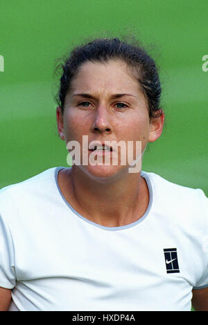 MONICA SELES WIMBLEDON 1999 25 juin 1999 Banque D'Images