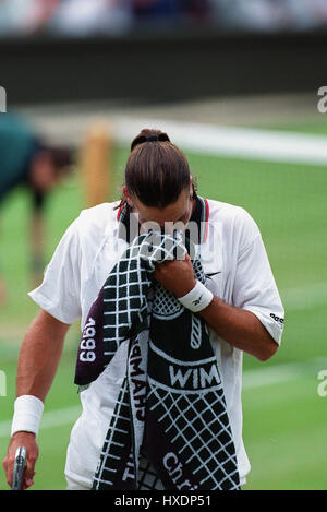 PATRICK RAFTER WIMBLEDON 1999 30 juin 1999 Banque D'Images