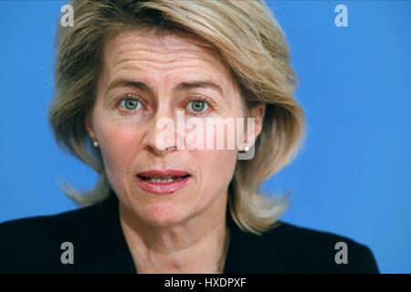 URSULA VON DER LEYEN, homme politique allemand et ministre 14 Juillet 2009 Banque D'Images