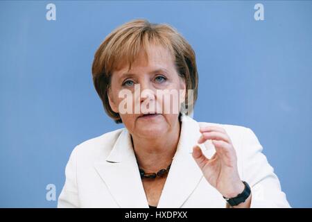 ANGELA MERKEL, chancelier de l'Allemagne 18 Septembre 2009 Banque D'Images