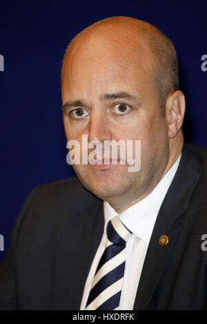 FREDRIK REINFELDT, PREMIER MINISTRE DE LA SUÈDE 24 juin 2011 Bâtiment Justus Lipsius, Bruxelles BELGIQUE Banque D'Images