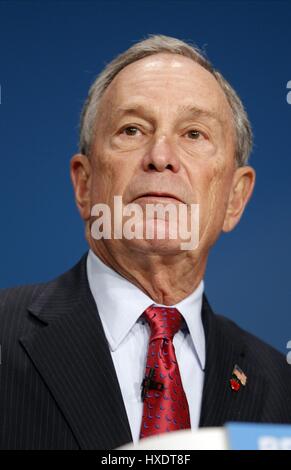 Le maire Michael Bloomberg, maire DE NEW YORK 10 Octobre 2012 L'ICC BIRMINGHAM ENGLAND Banque D'Images