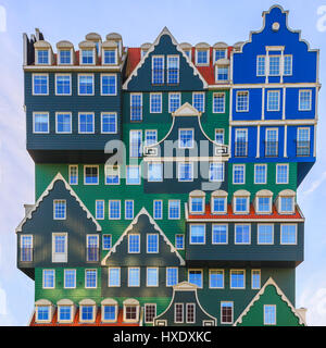 L'architecture moderne, l'hôtel Inntel à Zaandam, aux Pays-Bas Banque D'Images