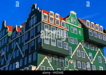 L'architecture moderne, l'hôtel Inntel à Zaandam, aux Pays-Bas Banque D'Images