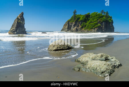 Ruby Beach, Olympic National Park, Washington Banque D'Images