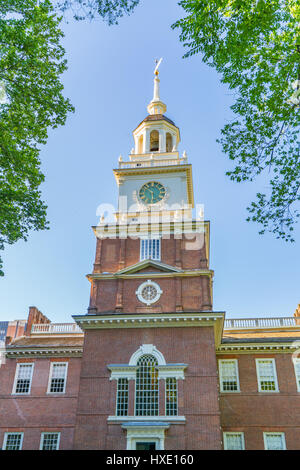 L'Independence Hall de Philadelphie, Pennsylvanie Banque D'Images