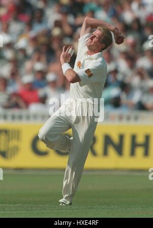 DOMINIC CORK ANGLETERRE & DERBYSHIRE CCC 17 Juillet 1995 Banque D'Images