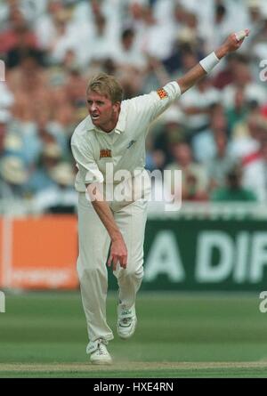 DOMINIC CORK ANGLETERRE & DERBYSHIRE CCC 17 Juillet 1995 Banque D'Images