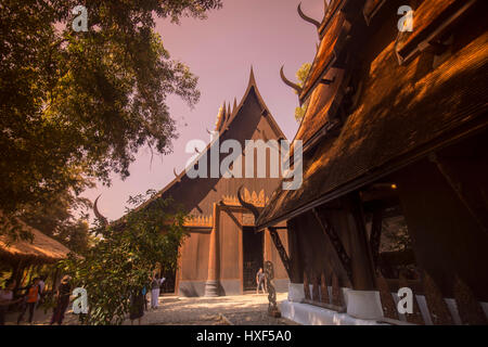 Le Baandam Musée dans le village de Muang dans le nord de la ville dans le nord de Chiang Rai en Thaïlande. Banque D'Images