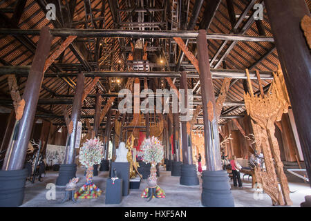 Le Baandam Musée dans le village de Muang dans le nord de la ville dans le nord de Chiang Rai en Thaïlande. Banque D'Images