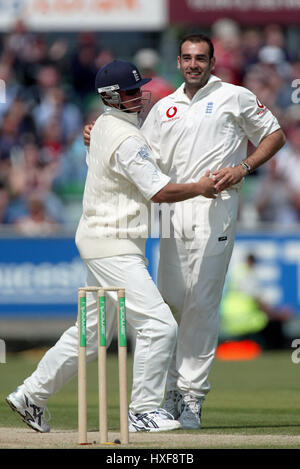 RICHARD JOHNSON ET ROBERT KEY ANGLETERRE V ZIMBABWE LE RIVERSIDE CHESTER LE STREET CO DURHAM 06 Juin 2003 Banque D'Images