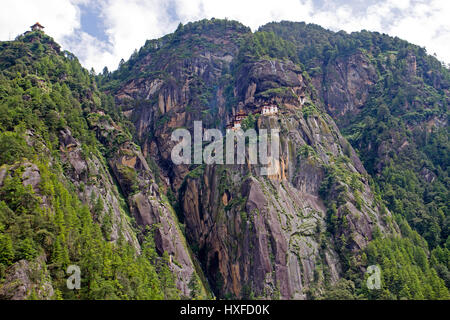 Nid du tigre monastère (Paro Taktsang) Banque D'Images