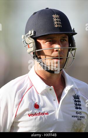 JONATHAN TROTT ANGLETERRE & WARWICKSHIRE CCC LE BRIT OVAL Londres Angleterre 20 Août 2009 Banque D'Images