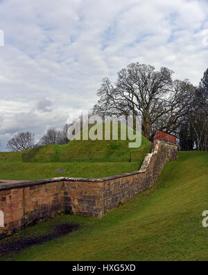 Site de la maison 'Leopard' dans l'ancien pavillon de chasse. Chatelherault Country Park, Ferniegair, Hamilton, South Lanarkshire, Écosse, Royaume-Uni Banque D'Images