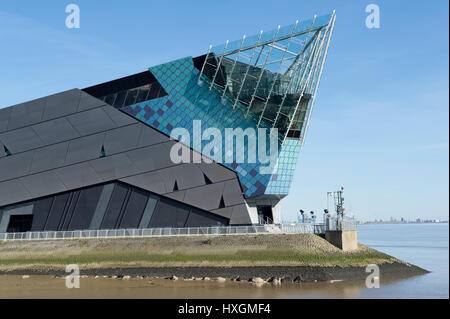 L'Aquarium profond sur l'estuaire Humber à Kingston Upon Hull, Royaume-Uni Ville de la Culture 2017 Banque D'Images