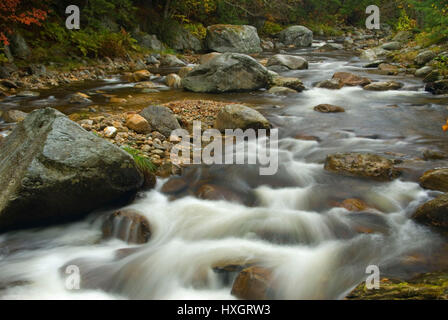 Middlebury River, Green Mountain National Forest, Vermont Banque D'Images