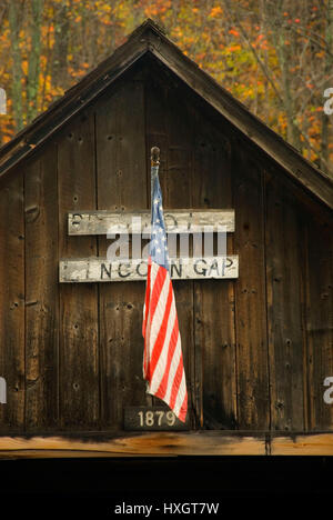 Lincoln Gap pont couvert, Warren, Michigan Banque D'Images