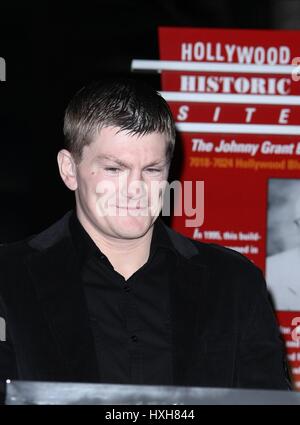 Boxeur Ricky Hatton HOLLYWOOD Los Angeles CA USA 30 Mars 2009 Banque D'Images