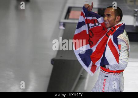 LEWIS HAMILTON MCLAREN MERCE GRAND PRIX DU BRÉSIL INTERLAGOS BRÉSIL 02 Novembre 2008 Banque D'Images