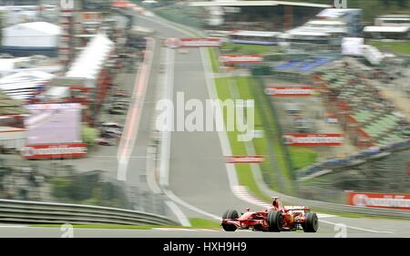 FILIPE MASSA FERRARI DE L'ÉQUIPE SPA-FRANCORCHAMPS BELGIQUE 05 Septembre 2008 Banque D'Images