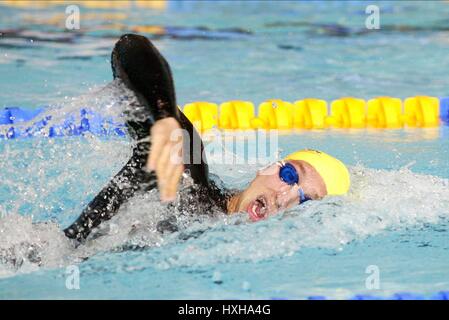 IAN THORPE AUSTRALIE MANCHESTER EN ANGLETERRE 30 Juillet 2002 Banque D'Images