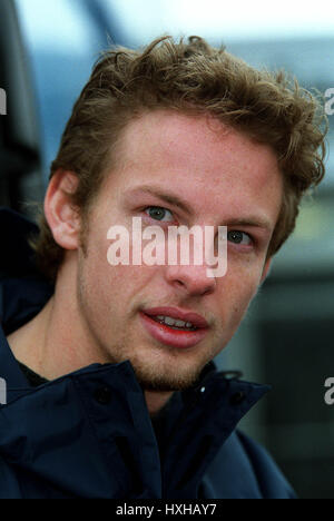 JENSON BUTTON BENETTON RENAULT à Silverstone SILVERSTONE ANGLETERRE 21 Février 2001 Banque D'Images