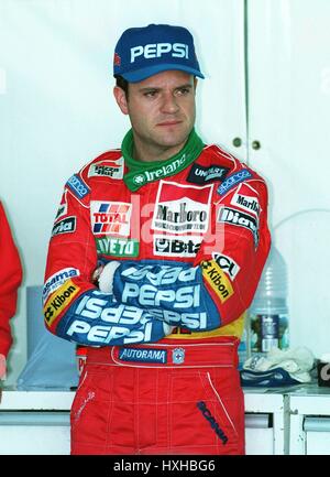 RUBENS BARRICHELLO JORDANIE TOTAL PEUGEOT pilote de F1 01 juin 1995 Banque D'Images