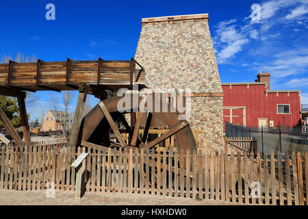 Blast Furnance, parc d'état de Frontier Homestead, Cedar City, Utah, USA Banque D'Images