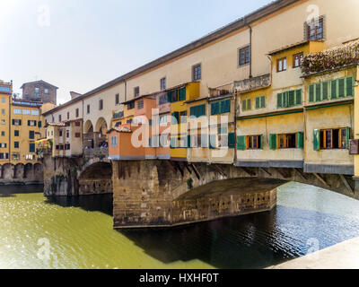 Le Ponte Vecchio, Florence Banque D'Images