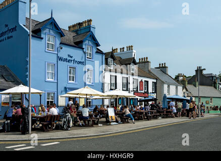 Pub, Portpatrick, Dumfries et Galloway, Écosse, Royaume-Uni Banque D'Images