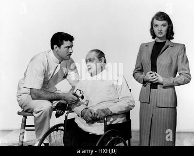 JAMES CRAIG, Lionel Barrymore, LUCILLE BREMER, DARK ILLUSION, 1947 Banque D'Images