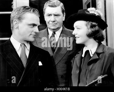 JAMES CAGNEY, GEORGE RAFT, JANE BRYAN, chaque aube je meurs, 1939 Banque D'Images