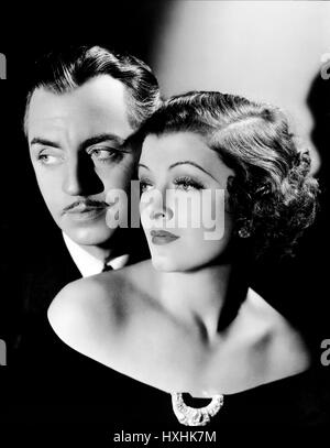 WILLIAM POWELL, Myrna Loy, EVELYN PRENTICE, 1934 Banque D'Images