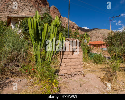 L'Urubamba, au Pérou - 20 mai 2016 : Petit village de la Vallée Sacrée des Incas, le Pérou Banque D'Images