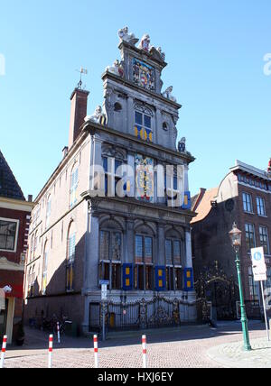 Musée Westfries régional (Westfrisian Museum) à place Roode Steen, le centre de Hoorn, Hollande du Nord, Pays-Bas Banque D'Images