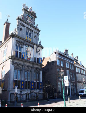 Musée Westfries régional (Westfrisian Museum) à place Roode Steen, le centre de Hoorn, Hollande du Nord, Pays-Bas Banque D'Images