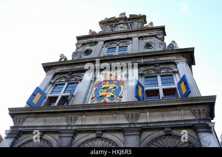 Musée Westfries régional (Westfrisian Museum) à place Roode Steen, le centre de Hoorn, Hollande du Nord, Pays-Bas Banque D'Images